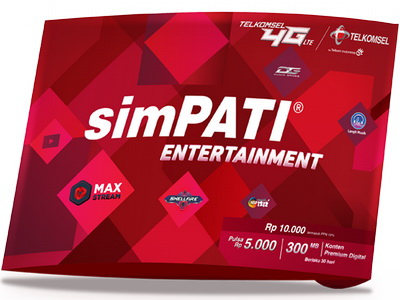 Kuota Telkomsel Kartu simPATI - 62 GB Zona A (1-8)
